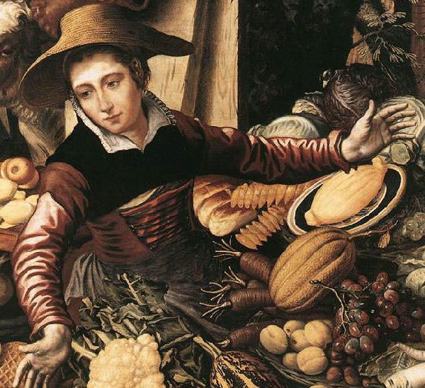 Pieter Aertsen The Vegetable Seller oil painting image